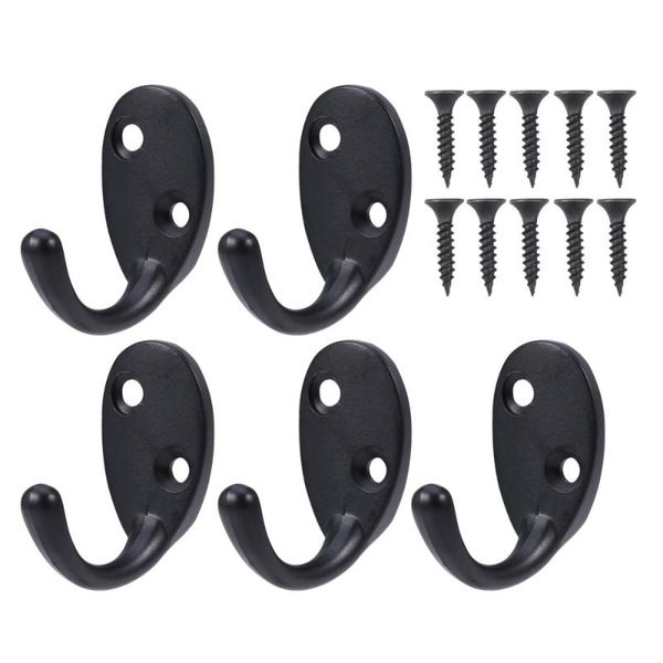 hooks & rails 5pcs black coat hanger with 10pcs screws single wall zinc-alloy pothook for bathroom toilet dressing room
hooks & rails 5pcs black coat hanger with 10pcs screws single wall zinc-alloy pothook for bathroom toilet dressing room