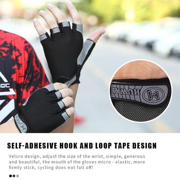 cycling gloves half finger anti-slip anti-sweat men women riding breathable anti- outdoor sports net cloth mittens, Black
cycling gloves half finger anti-slip anti-sweat men women riding breathable anti- outdoor sports net cloth mittens, Black
