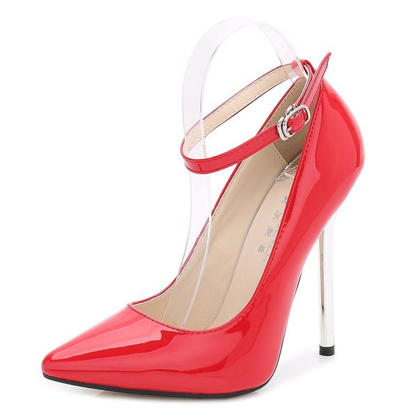 dress shoes spring autumn woman ankle strap pumps white red wedding women ladies high heels pump big size 35-44 db0047, Black
dress shoes spring autumn woman ankle strap pumps white red wedding women ladies high heels pump big size 35-44 db0047, Black