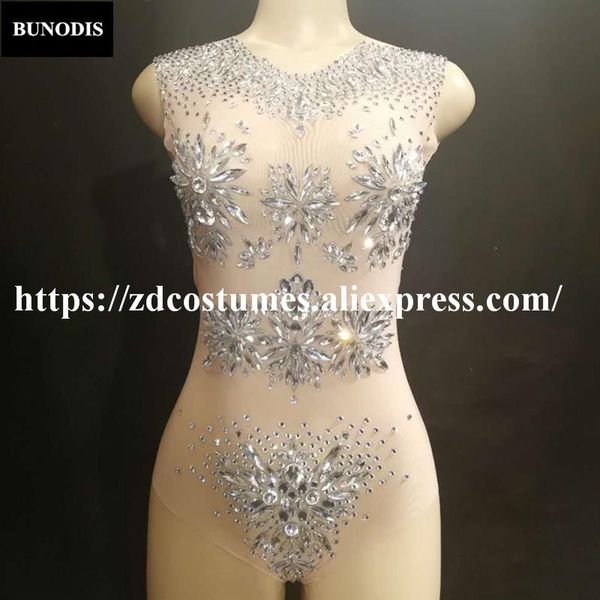 women's jumpsuits & rompers zd264 women bodysuit net yarn full of glass sparkling crystals jumpsuit nightclub party dancer singer stage, Black;white
women's jumpsuits & rompers zd264 women bodysuit net yarn full of glass sparkling crystals jumpsuit nightclub party dancer singer stage, Black;white