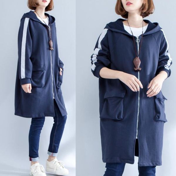 women's trench coats literary and fertilizer plus xl long coat 2021 autumn winter loose wild jacket, Tan;black
women's trench coats literary and fertilizer plus xl long coat 2021 autumn winter loose wild jacket, Tan;black