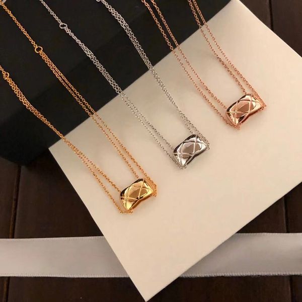 women ring necklace circle 18k gold plated pendant necklaces luxury designerjewelry mother's gift with box, Silver
women ring necklace circle 18k gold plated pendant necklaces luxury designerjewelry mother's gift with box, Silver