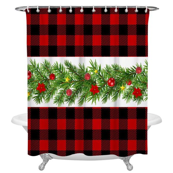 shower curtains christmas pine branches flower red plaid bathroom decor curtain waterproof for
shower curtains christmas pine branches flower red plaid bathroom decor curtain waterproof for