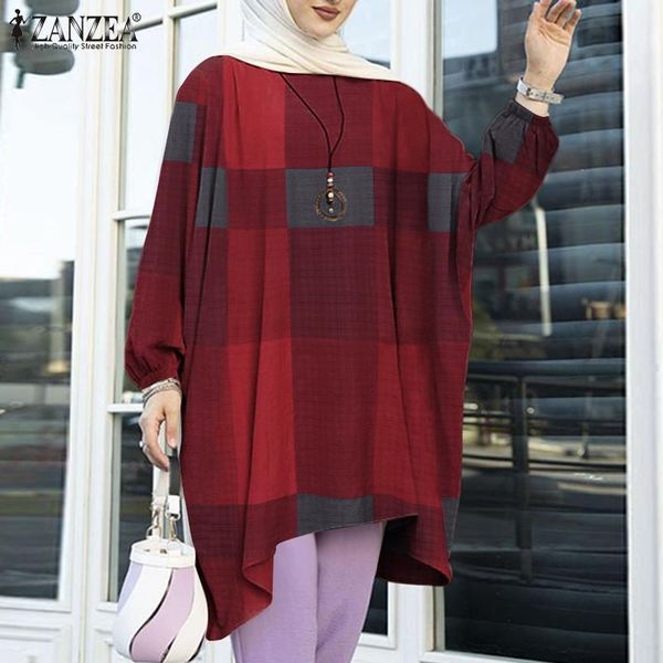 ethnic clothing women check print muslim blouse zanzea loose round neck long sleeve tunic casual retro turkish blusas chemise mujer, Red
ethnic clothing women check print muslim blouse zanzea loose round neck long sleeve tunic casual retro turkish blusas chemise mujer, Red
