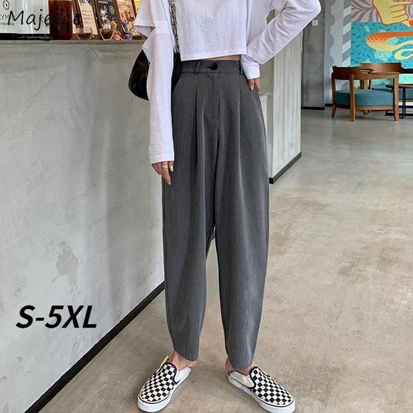 women's pants & capris women oversize summer harem trousers solid loose high waist ankle-length teens college harajuku soft leisure ins, Black;white
women's pants & capris women oversize summer harem trousers solid loose high waist ankle-length teens college harajuku soft leisure ins, Black;white