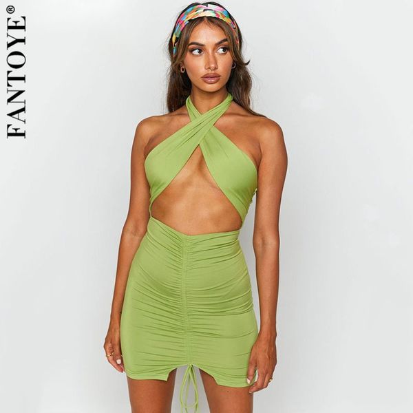 casual dresses off-shoulder ruched women green halter hollow out mini summer backless fashion partywear skinny vestido 3yp7, Black;gray
casual dresses off-shoulder ruched women green halter hollow out mini summer backless fashion partywear skinny vestido 3yp7, Black;gray