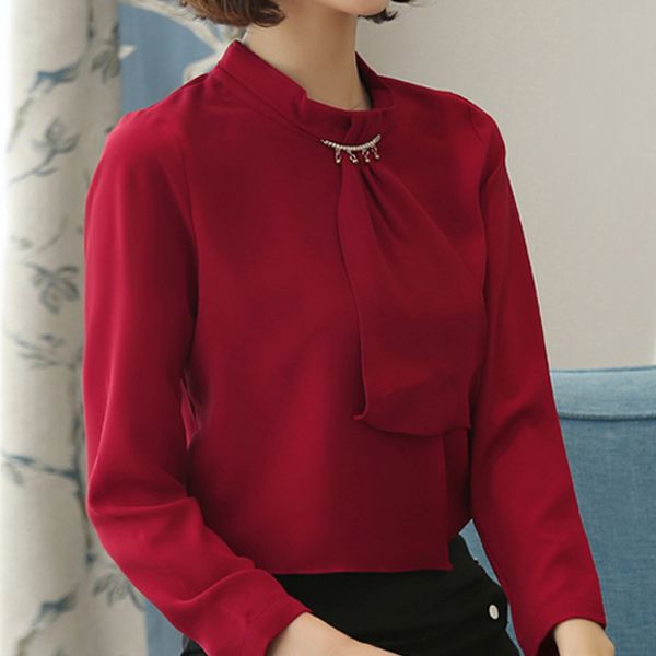 blusa long sleeve beading stand collar chiffon blouse shirt blouse women blusas mujer de moda women women clothing e82 210426, White
blusa long sleeve beading stand collar chiffon blouse shirt blouse women blusas mujer de moda women women clothing e82 210426, White