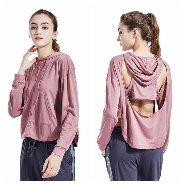 gym clothing outdoor autumn hooded sports long sleeve hollow-out back breathable sunshade loose, White;black
gym clothing outdoor autumn hooded sports long sleeve hollow-out back breathable sunshade loose, White;black