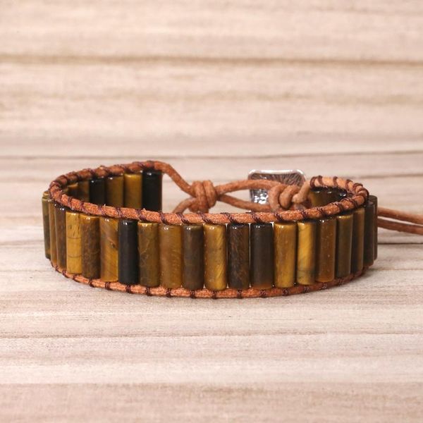 tennis 2021 natural stones beads tiger eye bracelets handnade couple wrap bracelet yoga leather, Golden;silver
tennis 2021 natural stones beads tiger eye bracelets handnade couple wrap bracelet yoga leather, Golden;silver