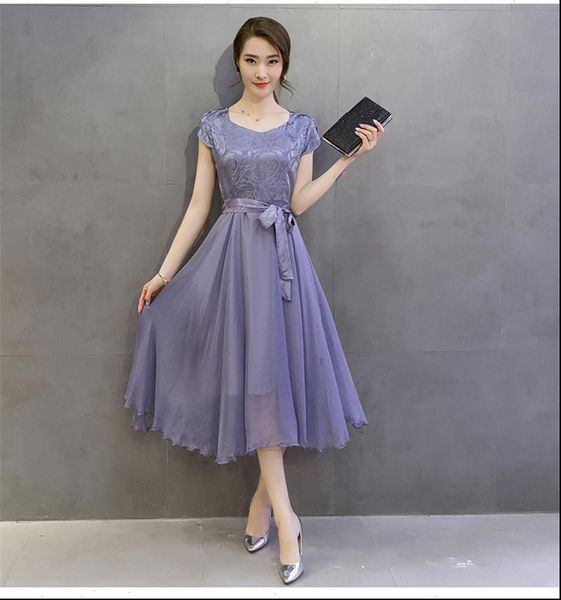 summer fashion v neck women dresses and short sleeve slim office elegant solid silk female dress re2313, Black;gray
summer fashion v neck women dresses and short sleeve slim office elegant solid silk female dress re2313, Black;gray