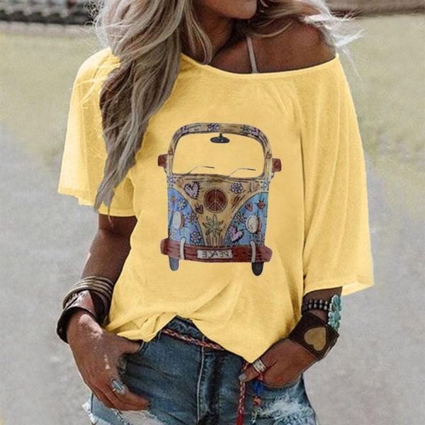 women's blouses & shirts plus size blouse women one shoulder cartoon car printed tee shirt summer loose blusas mujer de moda 2021, White
women's blouses & shirts plus size blouse women one shoulder cartoon car printed tee shirt summer loose blusas mujer de moda 2021, White