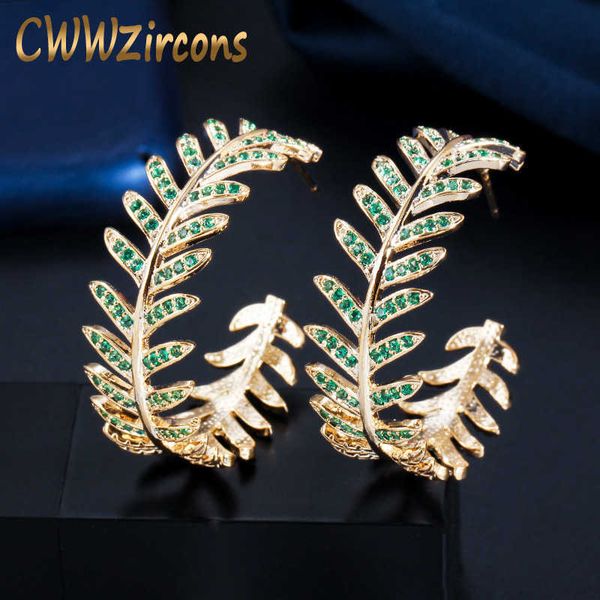 micro pave green cubic zirconia stone round gold color big leaf shape hoop earring jewelry accesories for women cz749 210714, Golden;silver
micro pave green cubic zirconia stone round gold color big leaf shape hoop earring jewelry accesories for women cz749 210714, Golden;silver