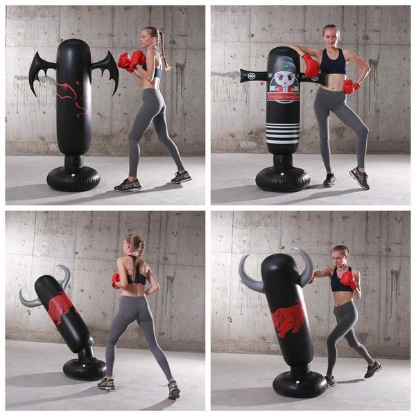 sand bag 160cm black boxing punching inflatable stand tumbler muay thai training pressure relief back sandbag for kids adults
sand bag 160cm black boxing punching inflatable stand tumbler muay thai training pressure relief back sandbag for kids adults