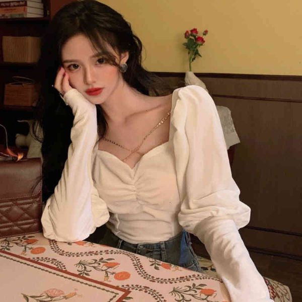 two piece dress veet back chain design women's french blouse slim white long sleeve inner shirt spring v-neck qrgo
two piece dress veet back chain design women's french blouse slim white long sleeve inner shirt spring v-neck qrgo