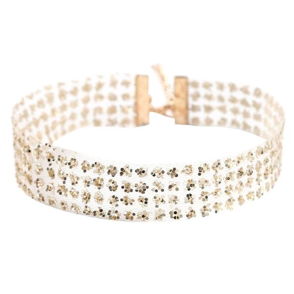 starry-simple fashion short collar invisible mesh sequins clavicle chain personality neckband chocher for women girl decorations chokers, Golden;silver
starry-simple fashion short collar invisible mesh sequins clavicle chain personality neckband chocher for women girl decorations chokers, Golden;silver