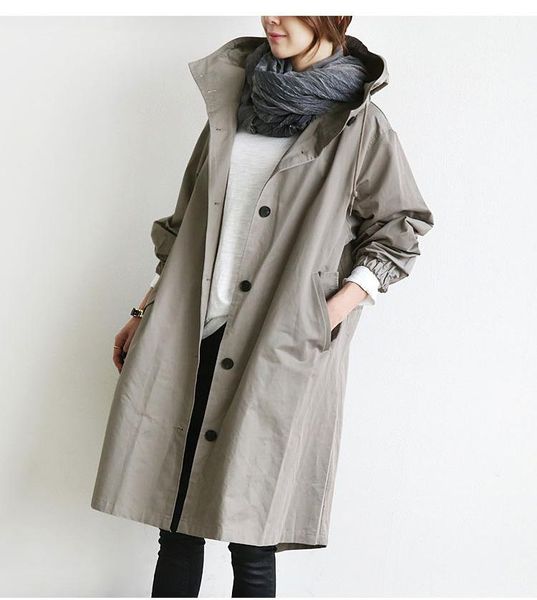 women's trench coats 2021 fall winter long coat for women overcoat korean style fashion england slim hooded, Tan;black
women's trench coats 2021 fall winter long coat for women overcoat korean style fashion england slim hooded, Tan;black