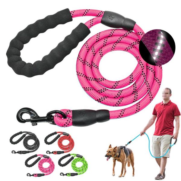 dog collars & leashes reflective pet leash rope nylon small dogs puppy 150cm long heavy duty large lead red blue pink green black
dog collars & leashes reflective pet leash rope nylon small dogs puppy 150cm long heavy duty large lead red blue pink green black