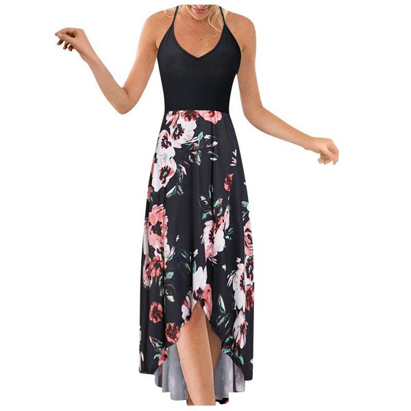casual dresses floral print for women v-neck sleeveless strap backless dress robe femme woman kobieta sukienka, Black;gray
casual dresses floral print for women v-neck sleeveless strap backless dress robe femme woman kobieta sukienka, Black;gray