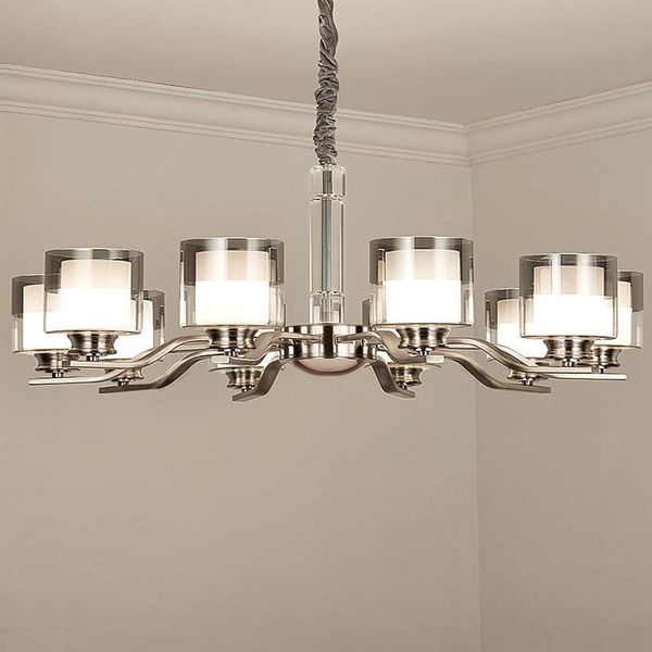 chandeliers modern nickel led chandelier lighting living dining room decor pendant lights suspension hanging lamp fixtures
chandeliers modern nickel led chandelier lighting living dining room decor pendant lights suspension hanging lamp fixtures