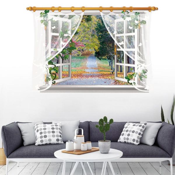 wallpapers 3d creative fake window scenery sticker bedroom living room wall decal background decoration (as shown)
wallpapers 3d creative fake window scenery sticker bedroom living room wall decal background decoration (as shown)