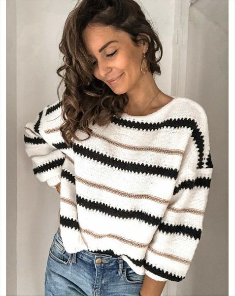 fashion women autumn casual clothes sweaters long sleeve knitwear jumper knitted sweater loose pullover coat outwear, White;black
fashion women autumn casual clothes sweaters long sleeve knitwear jumper knitted sweater loose pullover coat outwear, White;black