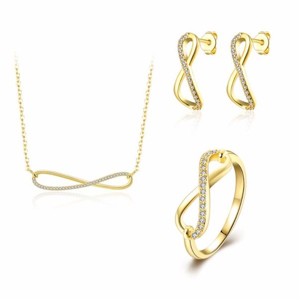 earrings & necklace otogo transing 2021 luxurious nobility jewelry sets gold color white zircon valentine gift pendant/earring/rings, Silver
earrings & necklace otogo transing 2021 luxurious nobility jewelry sets gold color white zircon valentine gift pendant/earring/rings, Silver