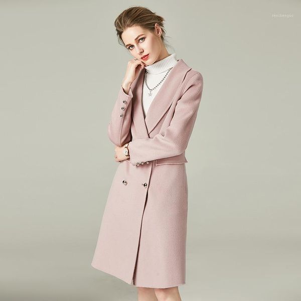 women's wool & blends women s winter coat pink double sided cashmere outwear 2021 autumn plus size ladies fashion overcoats long ship, Black
women's wool & blends women s winter coat pink double sided cashmere outwear 2021 autumn plus size ladies fashion overcoats long ship, Black