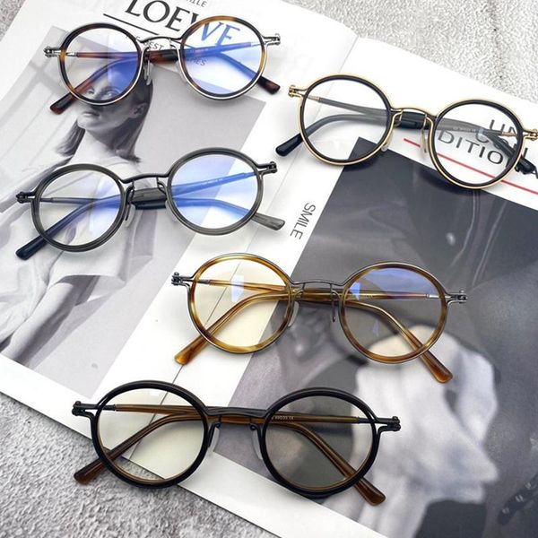fashion sunglasses frames japanese hand-made titanium ultralight retro round glasses frame for men women myopia prescription eye, Black
fashion sunglasses frames japanese hand-made titanium ultralight retro round glasses frame for men women myopia prescription eye, Black