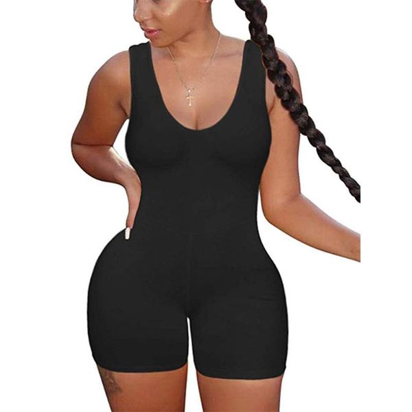 women's jumpsuits & rompers women summer bodysuit sleeveless v neck tank shorts jumpsuit, Black;white
women's jumpsuits & rompers women summer bodysuit sleeveless v neck tank shorts jumpsuit, Black;white