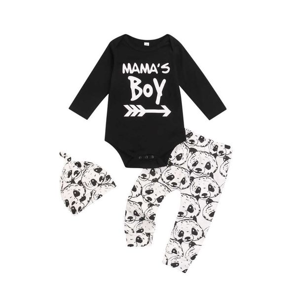 baby boy clothes set letter bodysuit romper panda printed pants beanie 6-24m infant toddler spring fall casual cotton outfits g1023, White
baby boy clothes set letter bodysuit romper panda printed pants beanie 6-24m infant toddler spring fall casual cotton outfits g1023, White