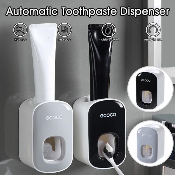 bath accessory set automatic toothpaste dispenser wall mount dust-proof toothbrush holder storage rack bathroom accessories squeeze
bath accessory set automatic toothpaste dispenser wall mount dust-proof toothbrush holder storage rack bathroom accessories squeeze