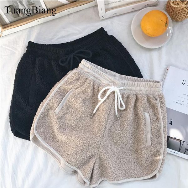 women's shorts wool thick ladies loose lace up womens elastic waist pockets lambswool autumn winter vintage thicken home, White;black
women's shorts wool thick ladies loose lace up womens elastic waist pockets lambswool autumn winter vintage thicken home, White;black