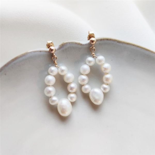 dangle & chandelier natural pearl earrings 14k gold filled handmade jewelry boho oorbellen brinco vintage women, Silver
dangle & chandelier natural pearl earrings 14k gold filled handmade jewelry boho oorbellen brinco vintage women, Silver