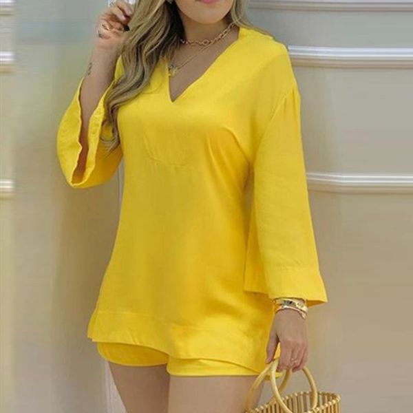 two piece set women tracksuits loosed short sleeve long pant sets female casual summer soild tracksuit matching women's, Gray
two piece set women tracksuits loosed short sleeve long pant sets female casual summer soild tracksuit matching women's, Gray