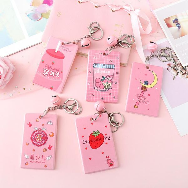 card holders cute teenage girl plastic holder case bag keychain kawaii cartoon pink women name badge id protection cover female, Brown;gray
card holders cute teenage girl plastic holder case bag keychain kawaii cartoon pink women name badge id protection cover female, Brown;gray