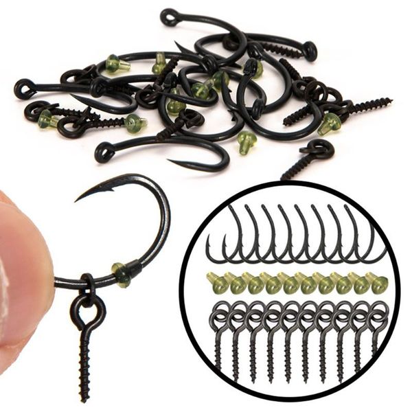 fishing hooks 30pcs carp rig ring s with boilie bait screw quick change hook swivel kits tackle boxes
fishing hooks 30pcs carp rig ring s with boilie bait screw quick change hook swivel kits tackle boxes