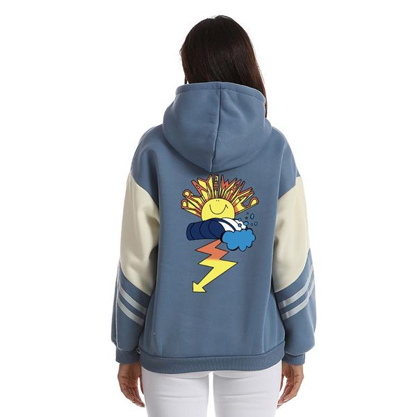 women's hoodies & sweatshirts sun print autumn winter fleece causal harajuku kawaii funny sweatshirt women spell color splicing streetw, Black
women's hoodies & sweatshirts sun print autumn winter fleece causal harajuku kawaii funny sweatshirt women spell color splicing streetw, Black