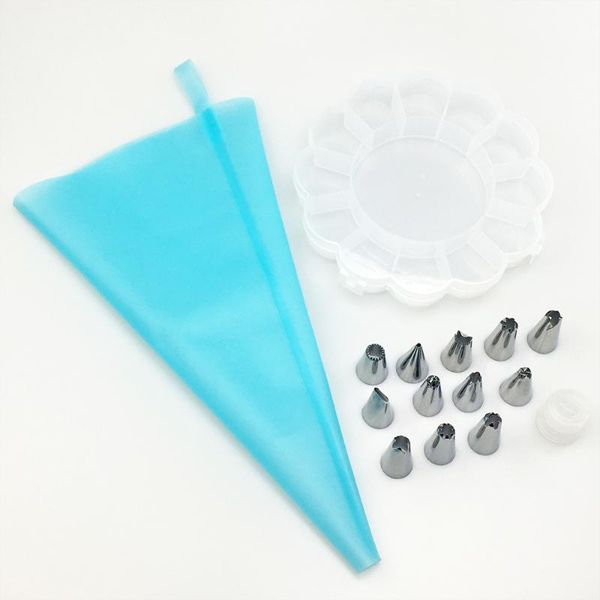baking & pastry tools 14pcs/set stainless steel nozzle set diy icing piping cream bag cake decorating with collecting storage case
baking & pastry tools 14pcs/set stainless steel nozzle set diy icing piping cream bag cake decorating with collecting storage case