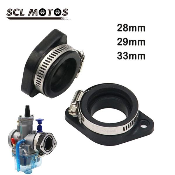 motorcycle fuel system scl motos 28mm 29mm 33mm carb rubber carburetor adapter interface intake manifold for pwk21 24 26 28 30 32 34
motorcycle fuel system scl motos 28mm 29mm 33mm carb rubber carburetor adapter interface intake manifold for pwk21 24 26 28 30 32 34