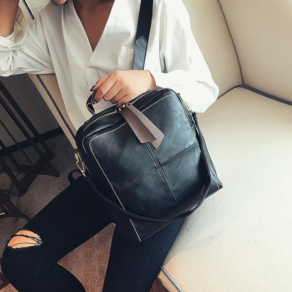 backpack fashion shoulder bag 2021 edition ladies spliced leisure satchel student
backpack fashion shoulder bag 2021 edition ladies spliced leisure satchel student