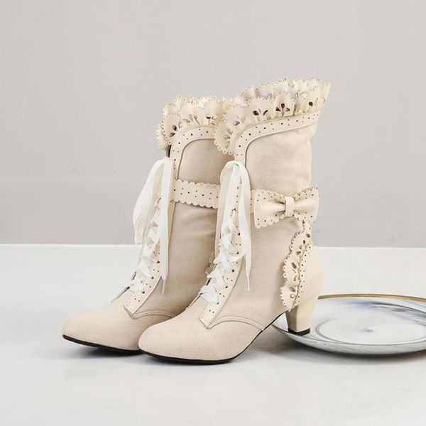 boots elegant fashion big size 33-43 winter style thick high heels lace up ankle platform women fall shoes, Black
boots elegant fashion big size 33-43 winter style thick high heels lace up ankle platform women fall shoes, Black