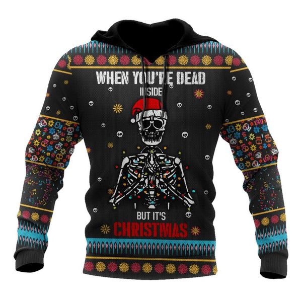 men's hoodies & sweatshirts skulls christmas tattoo 3d all over printed mens hoodie merry hooded sweatshirt autumn street casual, Black
men's hoodies & sweatshirts skulls christmas tattoo 3d all over printed mens hoodie merry hooded sweatshirt autumn street casual, Black