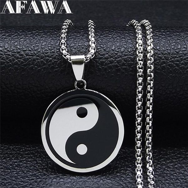 yin yang gossip stainless steel silver color chain necklaces women/men necklace pendant jewelry collar acero inoxidable nxs02
yin yang gossip stainless steel silver color chain necklaces women/men necklace pendant jewelry collar acero inoxidable nxs02