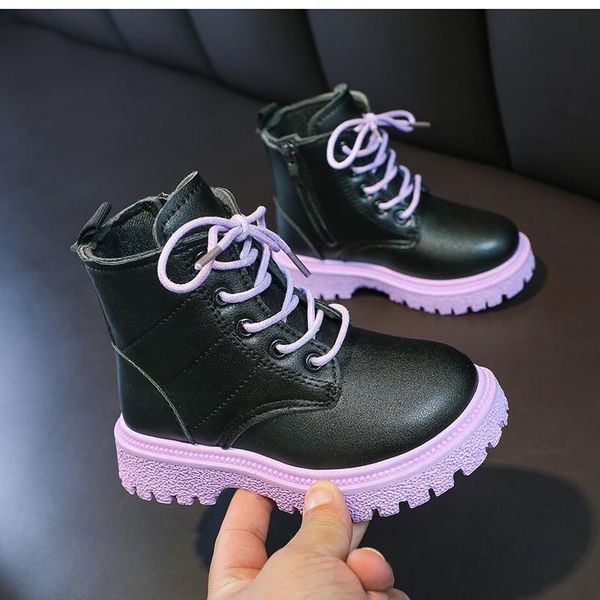 boots kids autumn colorful sole designer 27-38 boys girls ankle boot black pu leather fashion winter children shoes, Black;grey
boots kids autumn colorful sole designer 27-38 boys girls ankle boot black pu leather fashion winter children shoes, Black;grey