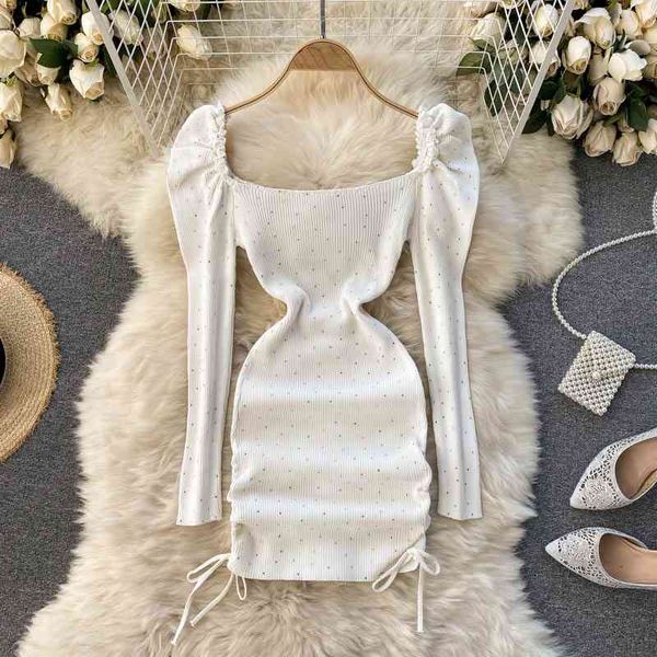spring fashion elegant high-end dress o neck exposed clavicle long sleeve drawstring bag hip wave dot dress vestidos 210420, Black;gray
spring fashion elegant high-end dress o neck exposed clavicle long sleeve drawstring bag hip wave dot dress vestidos 210420, Black;gray