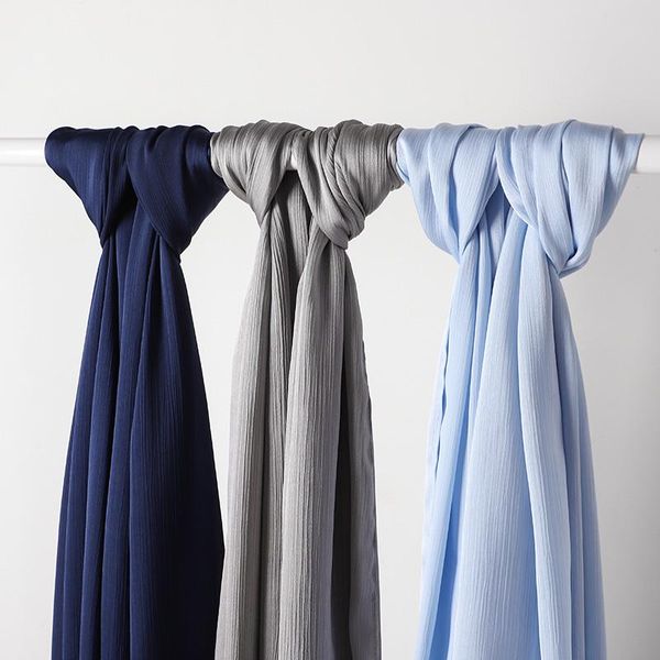 scarves 10pcs/lot crinkled satin silk hijabs women long solider color plain 21, Blue;gray
scarves 10pcs/lot crinkled satin silk hijabs women long solider color plain 21, Blue;gray