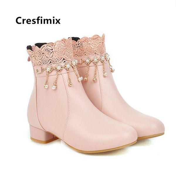 boots cresfimix botas femininas women fashion pink stylish autumn party female casual short ankle black bottes b6083
boots cresfimix botas femininas women fashion pink stylish autumn party female casual short ankle black bottes b6083