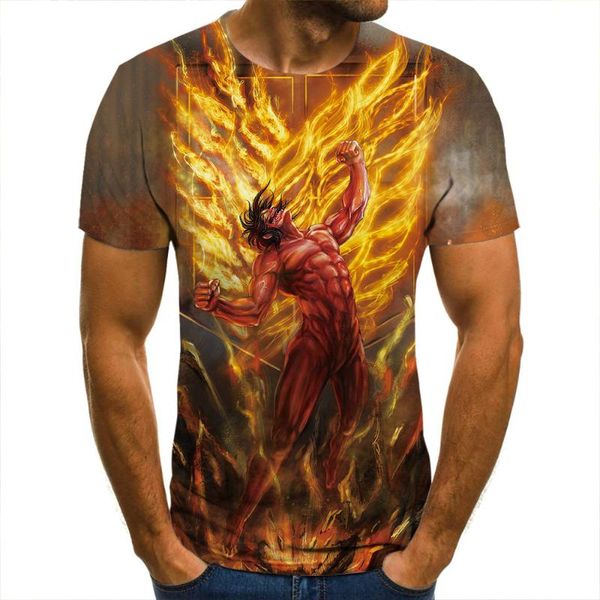 men's t-shirts the latest summer 3d t-shirt attack giant clothing short sleeve sweat-absorbent breathable o-neck casual fashion cool me, White;black
men's t-shirts the latest summer 3d t-shirt attack giant clothing short sleeve sweat-absorbent breathable o-neck casual fashion cool me, White;black
