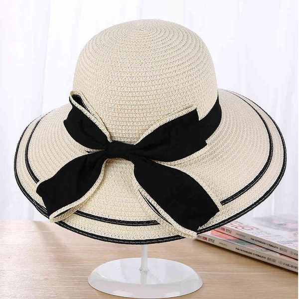 wide brim hats sun big black bow summer for women foldable straw beach panama visor femme female 9wxu, Blue;gray
wide brim hats sun big black bow summer for women foldable straw beach panama visor femme female 9wxu, Blue;gray