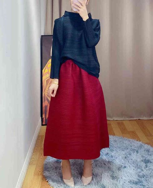 ladies skirt women's loose skirts for spring 2021 miyak fold fashion pp series mid-length solid color plus size slim skirt tied, White
ladies skirt women's loose skirts for spring 2021 miyak fold fashion pp series mid-length solid color plus size slim skirt tied, White
